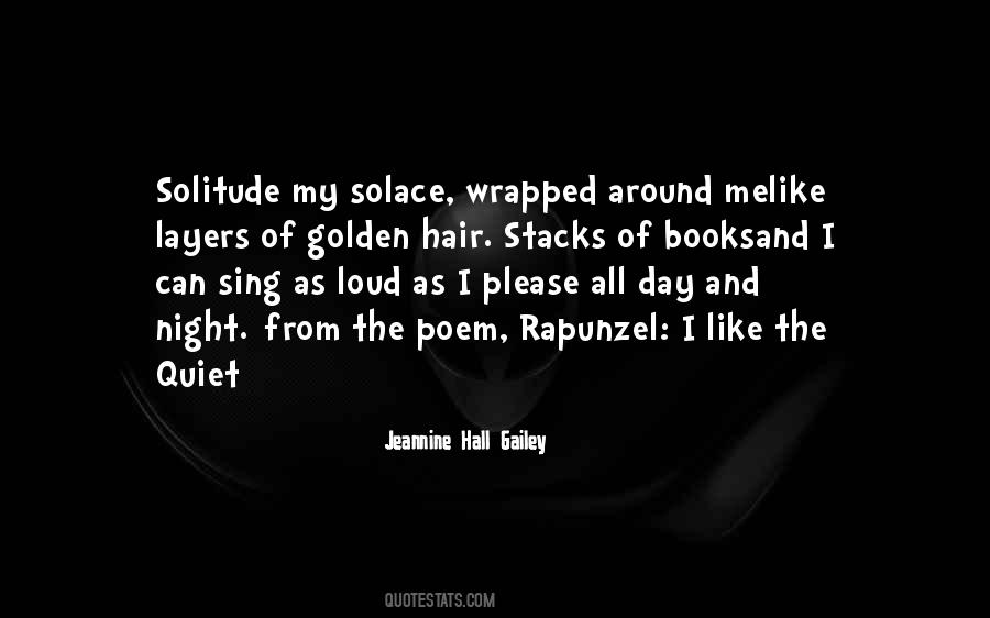 My Solitude Quotes #520104