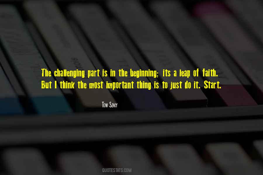 Quotes About The Leap Of Faith #1248220