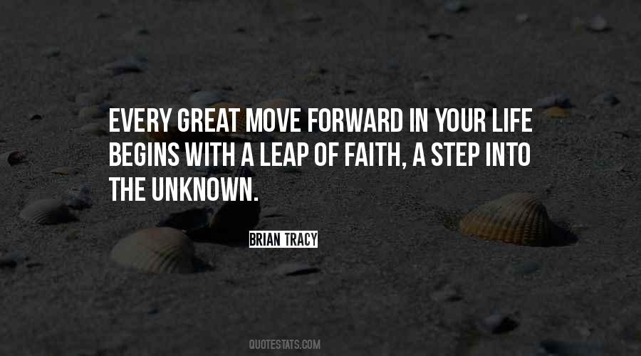 Quotes About The Leap Of Faith #1447945
