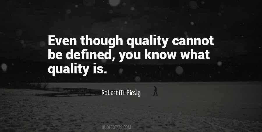 Quality Is Quotes #261668