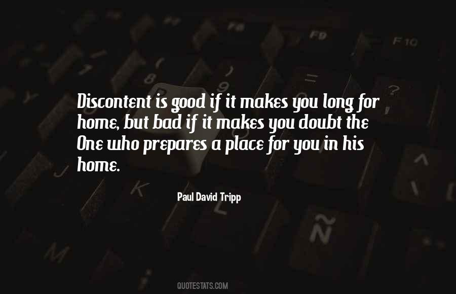 Home Is Good Quotes #1391711