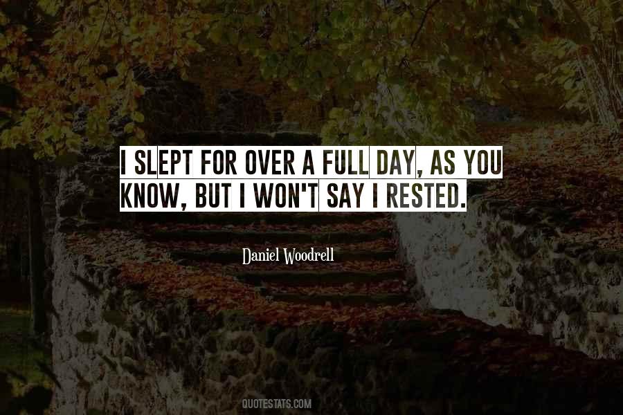 Sleep Day Quotes #1704092