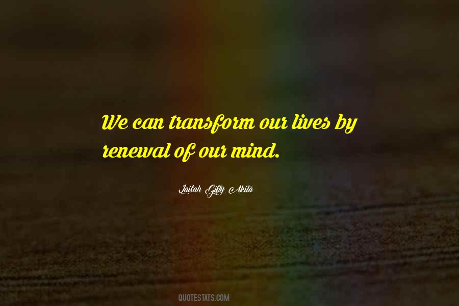 We Can Change Our Lives Quotes #1480346