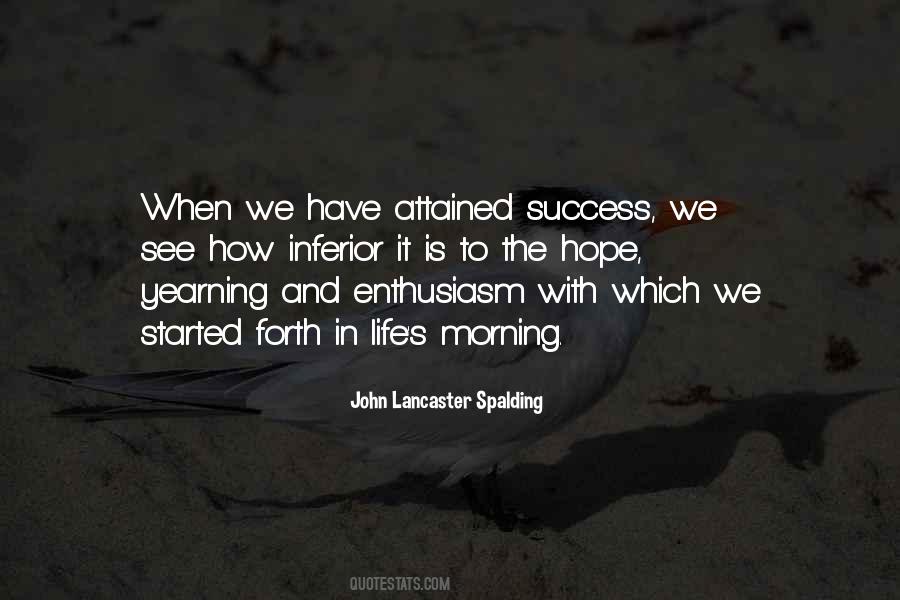 Morning Enthusiasm Quotes #635208