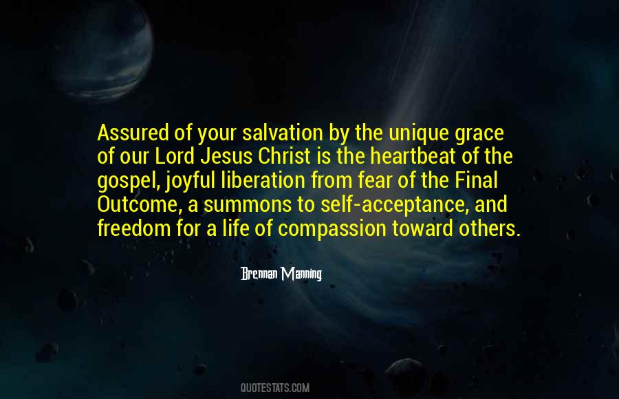 Salvation Of The Lord Quotes #1022069