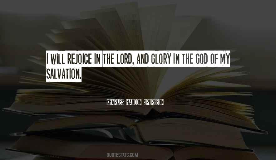 Salvation Of The Lord Quotes #1764466