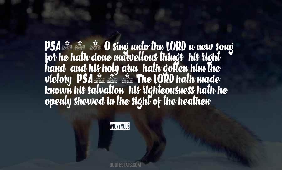 Salvation Of The Lord Quotes #2474