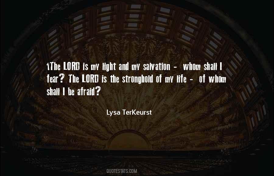 Salvation Of The Lord Quotes #49640
