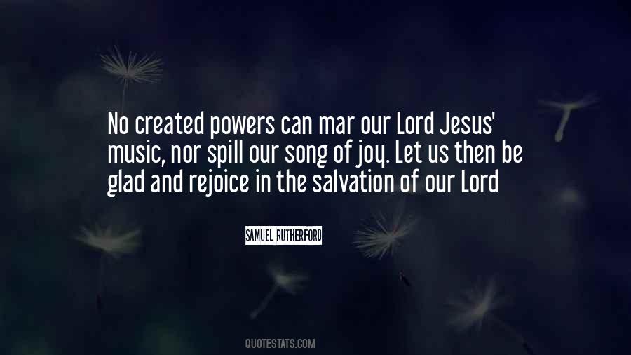 Salvation Of The Lord Quotes #906338