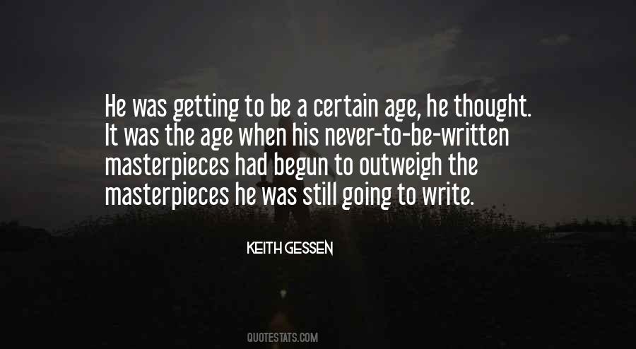 Never Age Quotes #897857