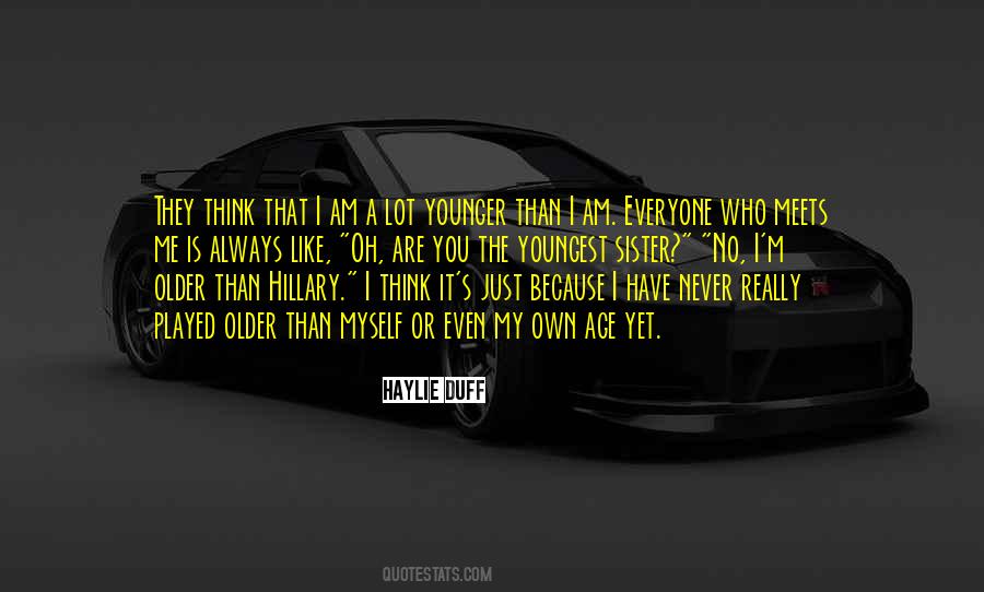 Never Age Quotes #989490