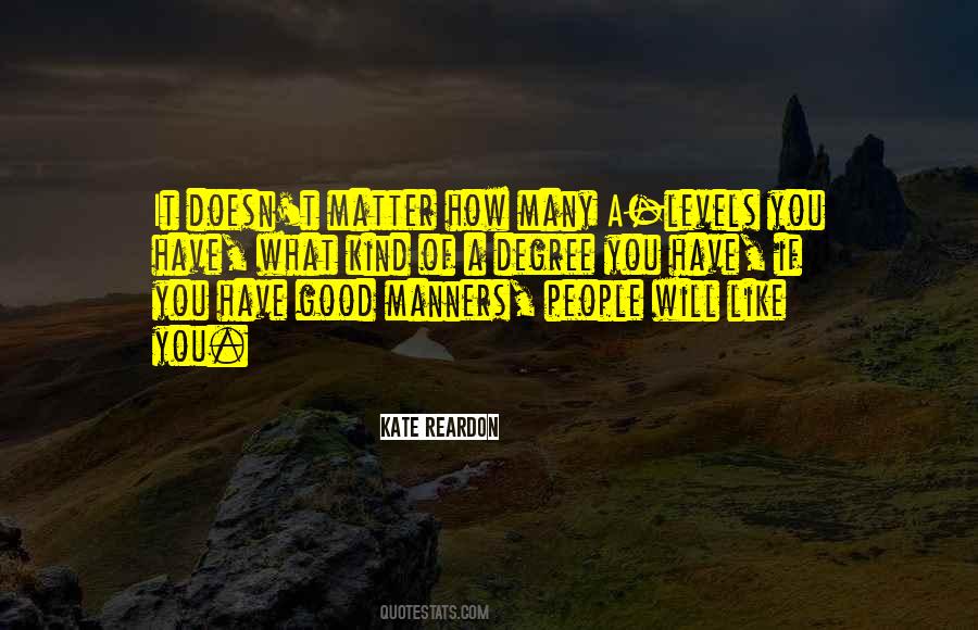 Have Manners Quotes #607120