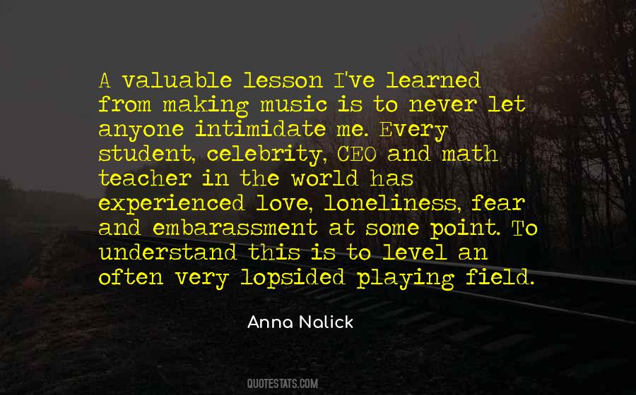 Every Lesson Learned Quotes #970379