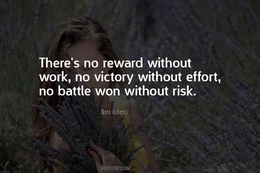 Effort Reward Quotes #1149735