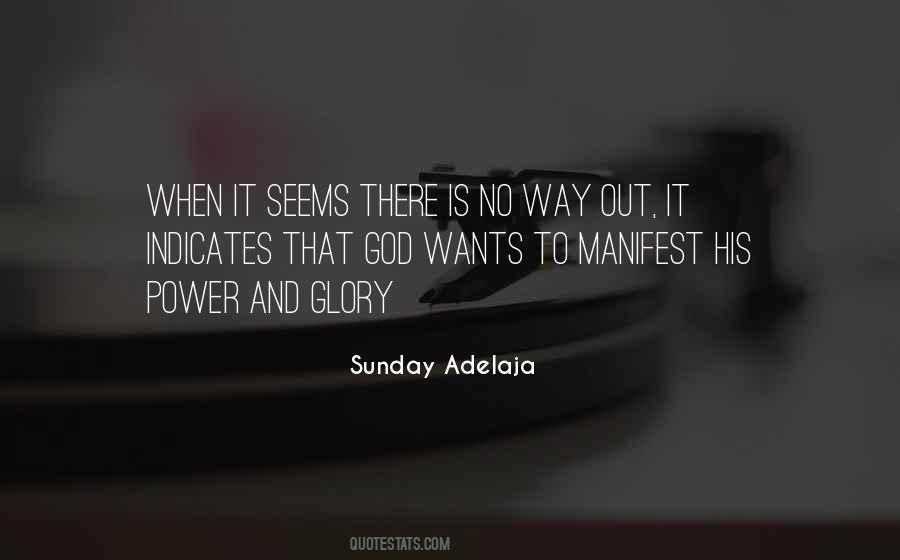 God Glory Quotes #378052