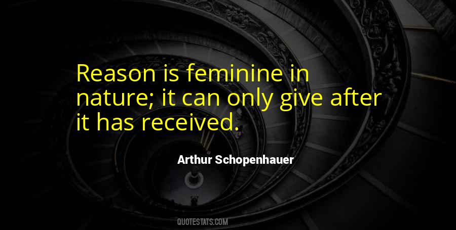 Feminine Nature Quotes #126042