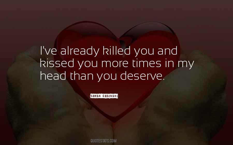 You Should Be Kissed Quotes #1879414