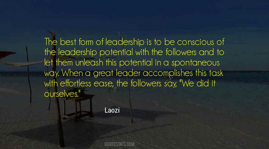 Quotes About The Leadership #1305958