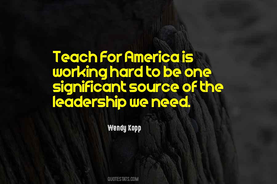 Quotes About The Leadership #1370658