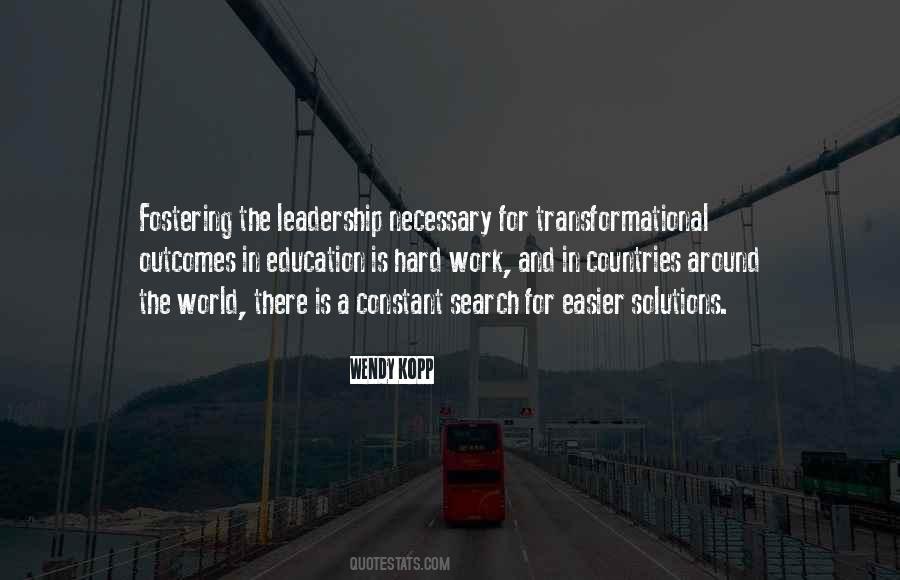 Quotes About The Leadership #1379579