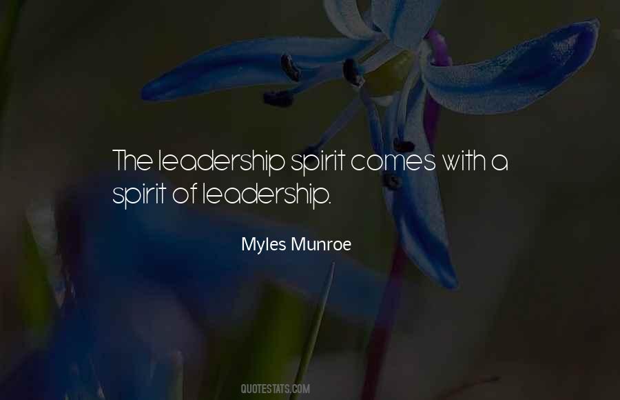 Quotes About The Leadership #1766641