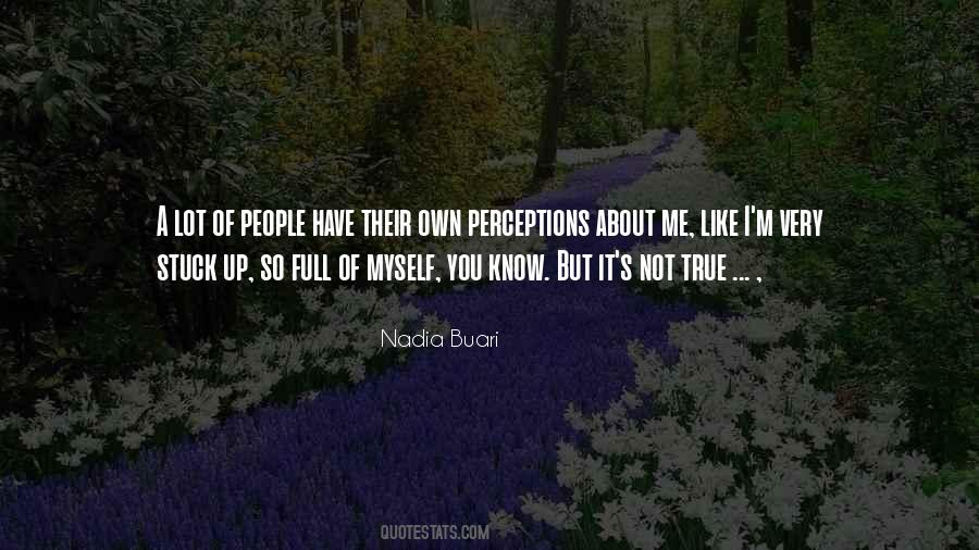 Perception Of Me Quotes #725907