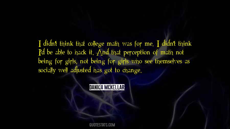 Perception Of Me Quotes #934952