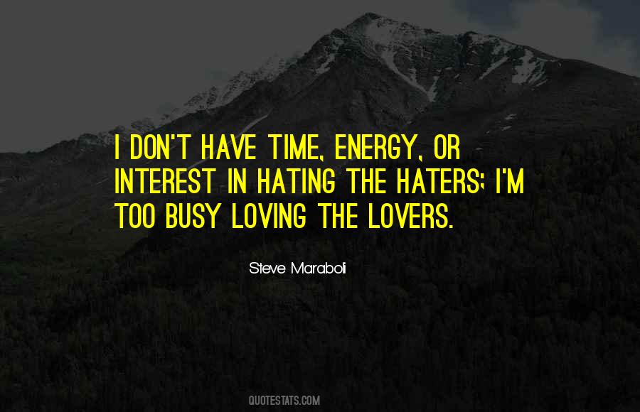 Time Energy Quotes #1422507