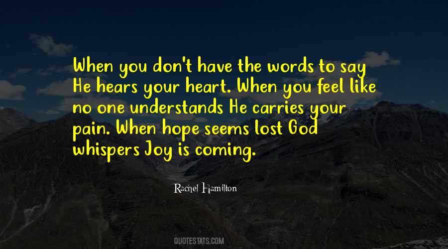 When Hope Is Lost Quotes #1869167