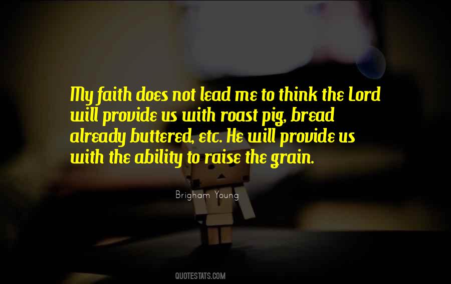 The Lord Will Provide Quotes #323724