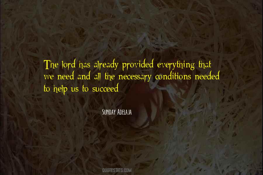 The Lord Will Provide Quotes #996258