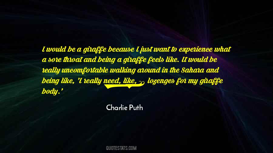 Be A Giraffe Quotes #797073