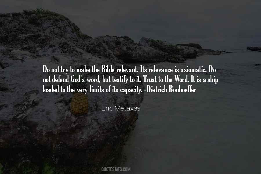 Bible Word Of God Quotes #1081273