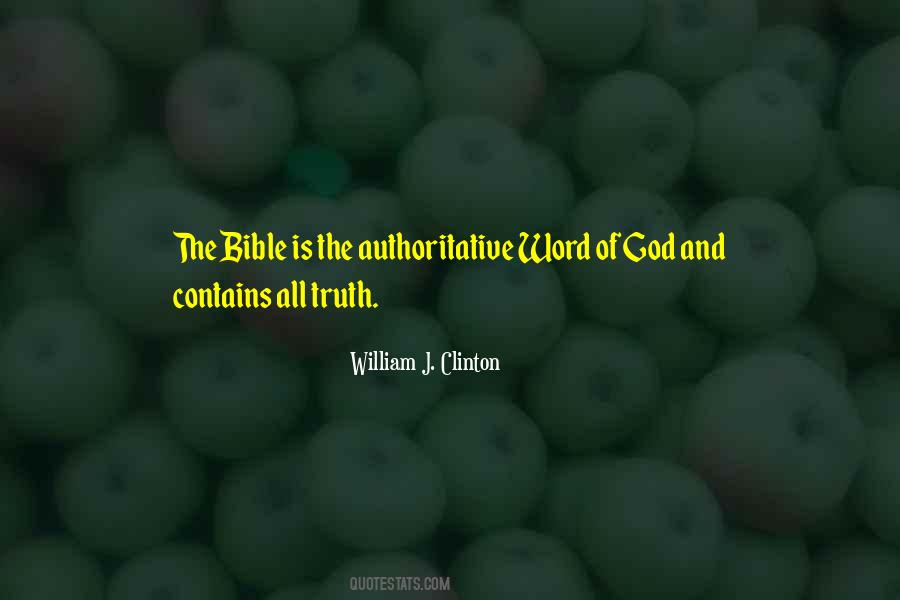 Bible Word Of God Quotes #1240410