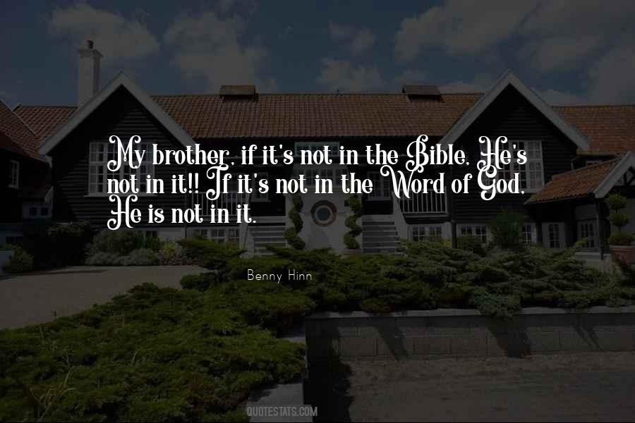 Bible Word Of God Quotes #1583043