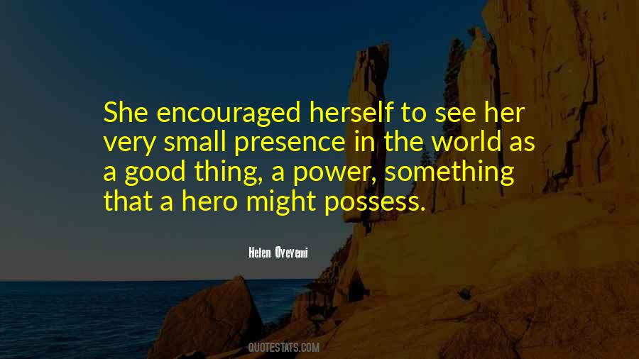 Small Power Quotes #743066