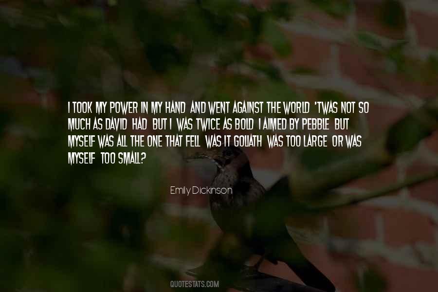 Small Power Quotes #808183
