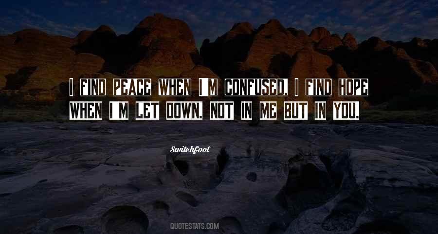 Peace In Love Quotes #442403