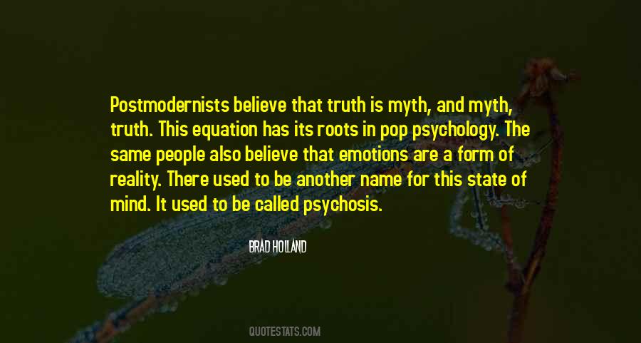 Psychology Reality Quotes #904751