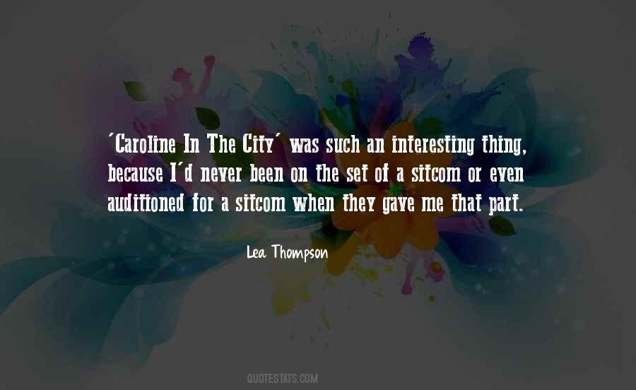 In The City Quotes #1101576