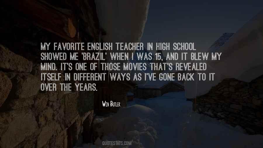 My English Teacher Quotes #1251056