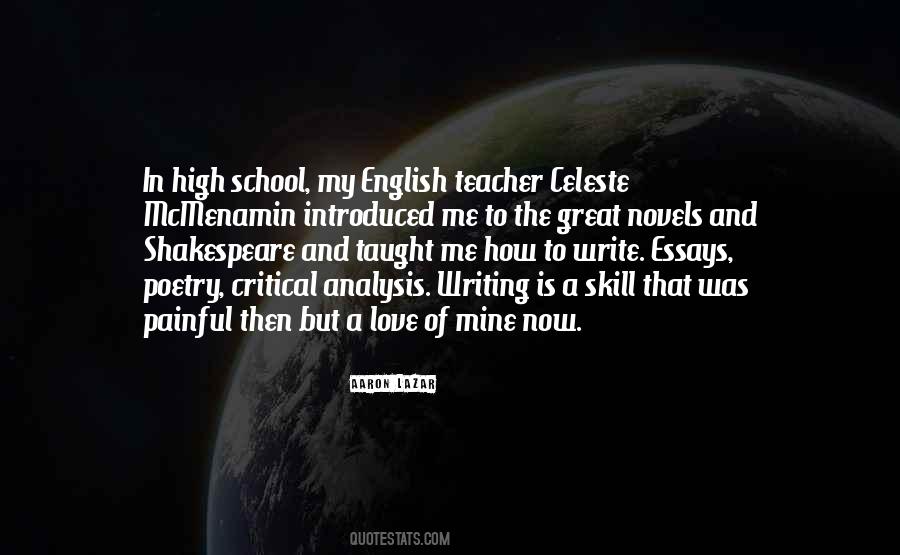 My English Teacher Quotes #1677300