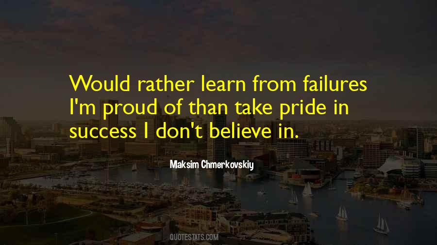 Learn From Failures Quotes #1080905