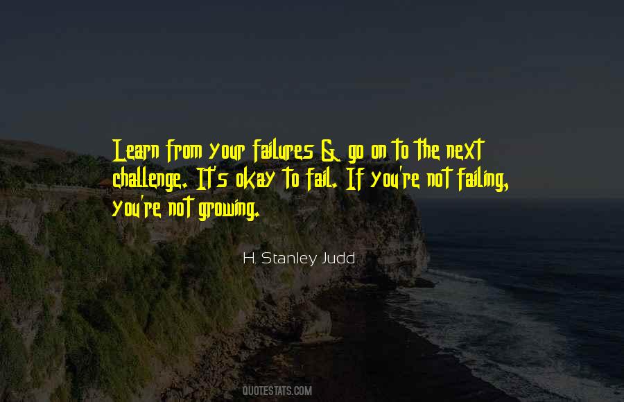 Learn From Failures Quotes #1749961
