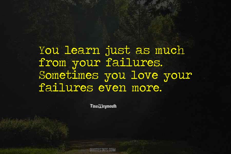 Learn From Failures Quotes #889799