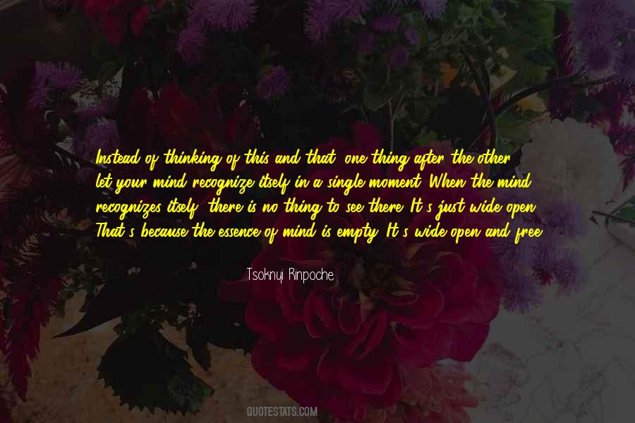 Single Open Quotes #611152