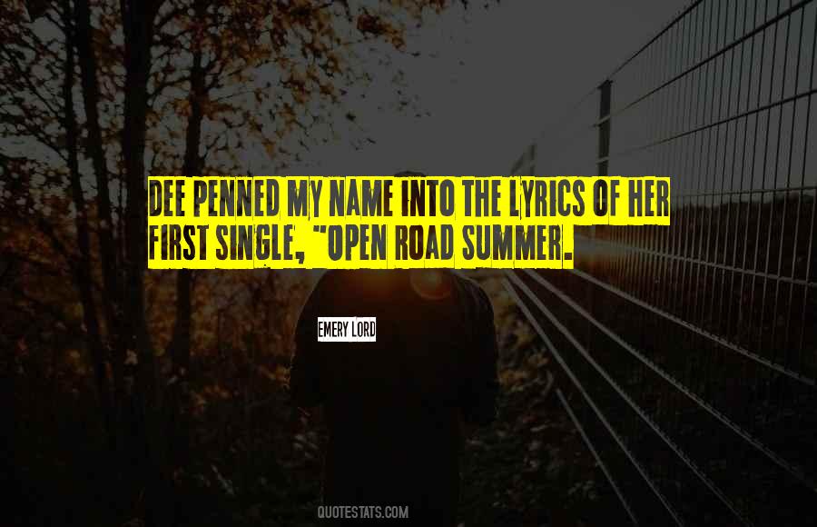 Single Open Quotes #629242