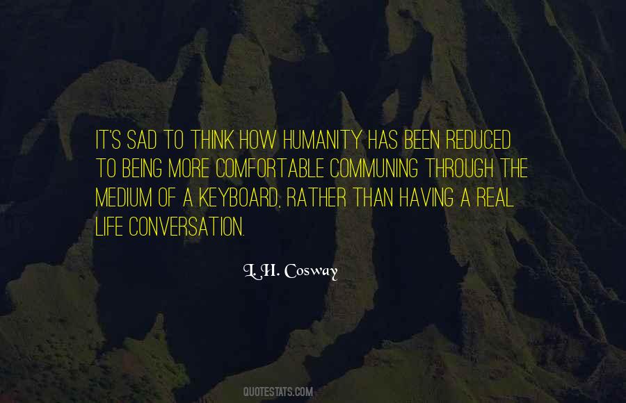 Having Sad Quotes #1466690