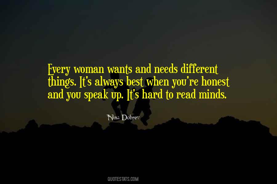 Every Woman Is Different Quotes #1617291