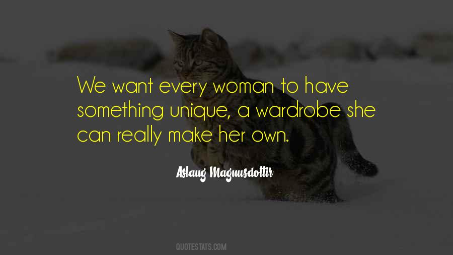 Every Woman Is Unique Quotes #116216